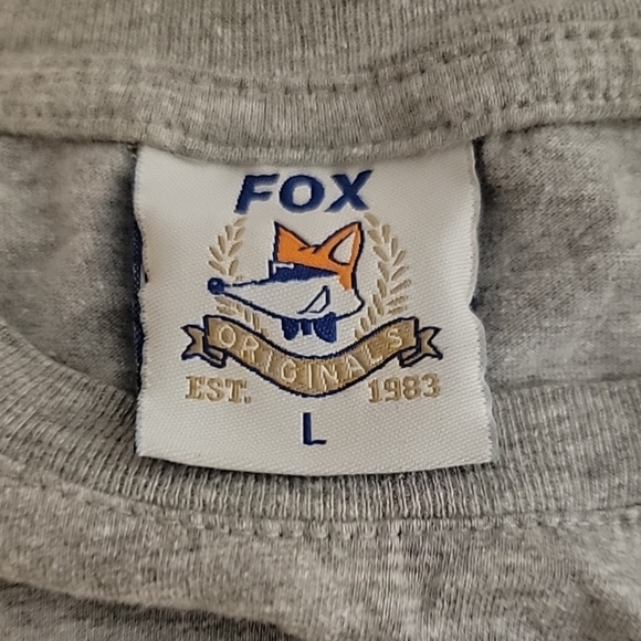 Amsterdam Biketown Fox Originals Grey Shirt Men's Cycling Bike Size Large - Picture 7 of 7